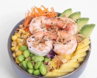 Poké bowl crevettes