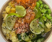 Poké bowl saumon O‘ahu