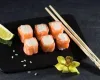 Saumon roll in cheese